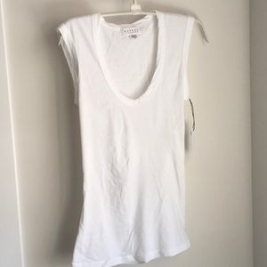 Velvet cap sleeve tee. New with tags